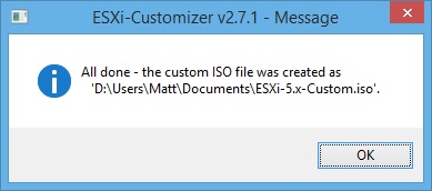 esxi customizer 2 Add drivers to a VMware ESXi ISO using Windows